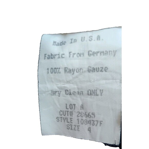 Carole Little Vintage Sz 4 100% Rayon Paris Novelty Maxi Skirt Made In The USA - Picture 11 of 11